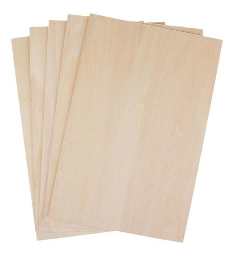 20x Planície Madeira De Balsa Folhas Madeira Serrada Para