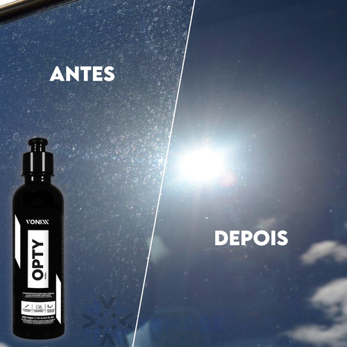 Opty Polidor De Vidros E Prizm Removedor De Manchas Vonixx Cor Preto