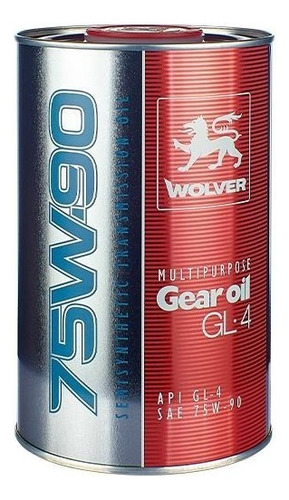 Wolver Multipurpose Gear Oil Sae 75w90 X1l