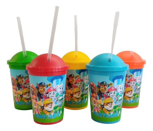 20 Vasos Souvenir Personalizados Festejo Infantil Fiesta