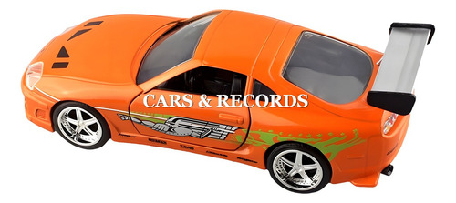 Toyota Supra Brian F&f Nuevo Sin Caja - M Jada 1/32 Naranja