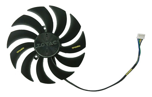 Cooler Fan Para Placa De Vídeo Zotac Rtx 3070  (100mm)