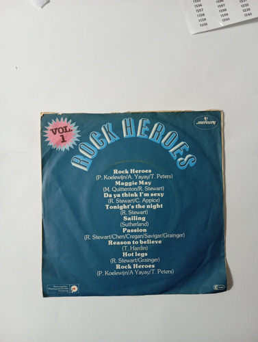 Vinilo Single The Rock Heroes - Rock Heroes ( I90 (Usado)