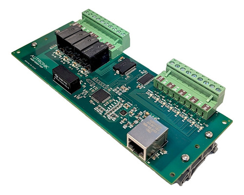 Modulo I/o 8 In, 4 Salidas 2a, Con Modbus Tcp, Interfaz Html