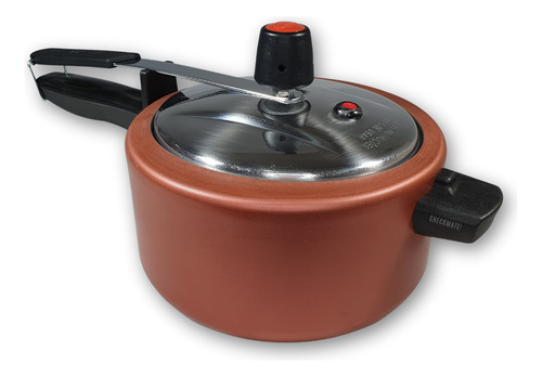Panela De Pressão 3 L Com 5 Camadas De Antiaderente Cereja