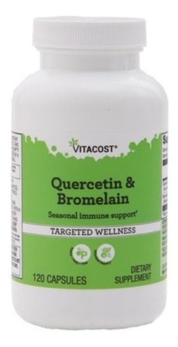 Quercetina Con Bromelina - 120 Cápsulas 