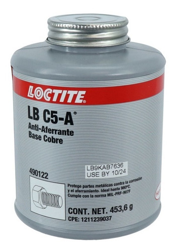 Anti-aferrante Base Cobre Loctite C5-a 450gr 15202640