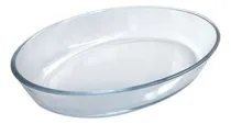 Comprar Asaderas Ovalada Grande De Vidrio Para Horno Hudson 34 Cm Color Traslúcido