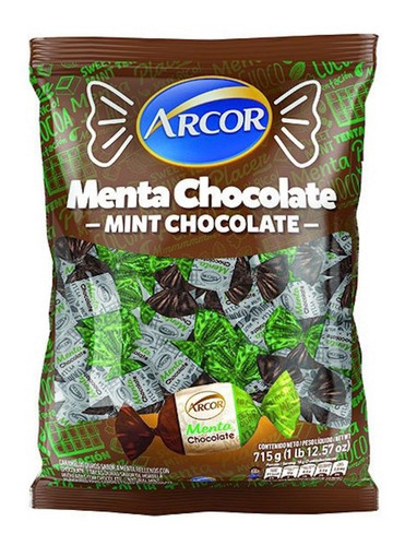 Caramelos Menta Chocolate