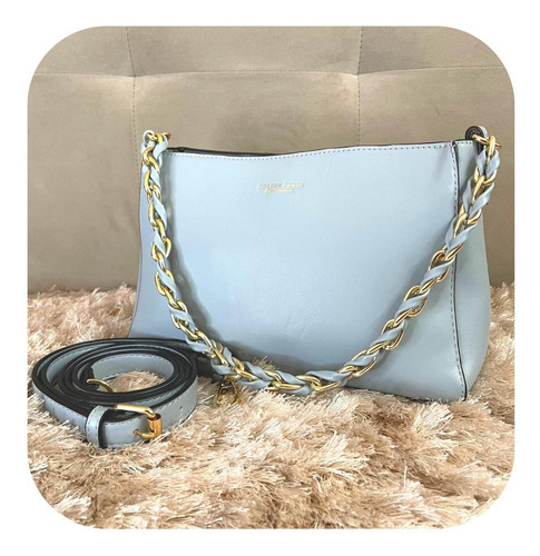 Bolso de lujo de Blogger by Blogger Brazilian Design Color Light Blue Florida