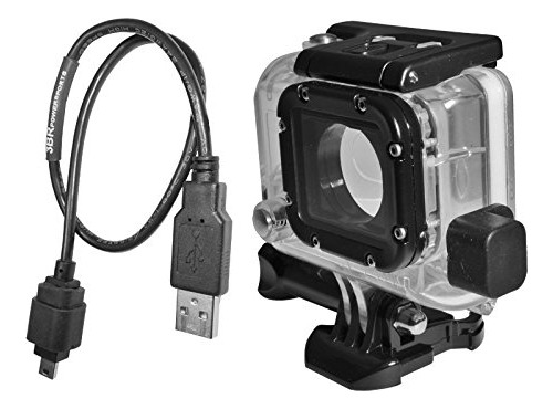 ~ Pwr All-weather External Power Case Kit Para Gopro Hero