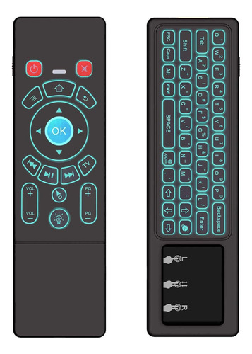 Air Mouse Android Tv Box, Mini Teclado Inalámbrico Rec...