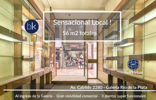 Imperdible Local Comercial  -  En La Entrada De La Galería Rio De La Plata -  Importante Visibilidad