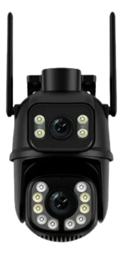 Kit Câmera Wi-fi Lentes Dupla 3,6 + 6mm 4mp 4k Pret Sd64gb