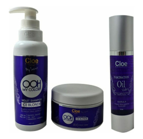 Cloe Pack Ohh My Color Violet Shampoo + Mascara + Serum