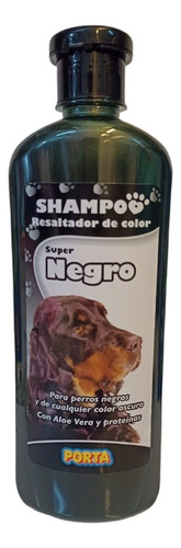 Shampoo Perros Porta Negro Pelo Oscuro X 500ml