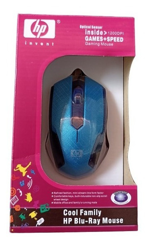 Mouse Alámbrico Hp Óptico Usb 1200 Dpi