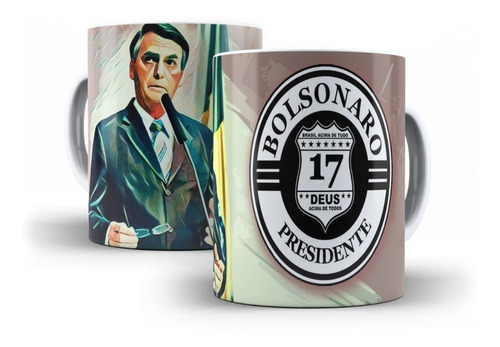 Caneca Copo Bolsonaro Presidente Liquidação Oferta  # 03