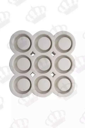 Imagem 5 de 6 de Forma De Silicone Kit Olho Grego 9cav. C/ Acetato Ib-579