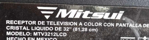 Inverter Mitsui Mtv3212lcd Ssi320_4ua01 Hospital Pantallas* (Usado)