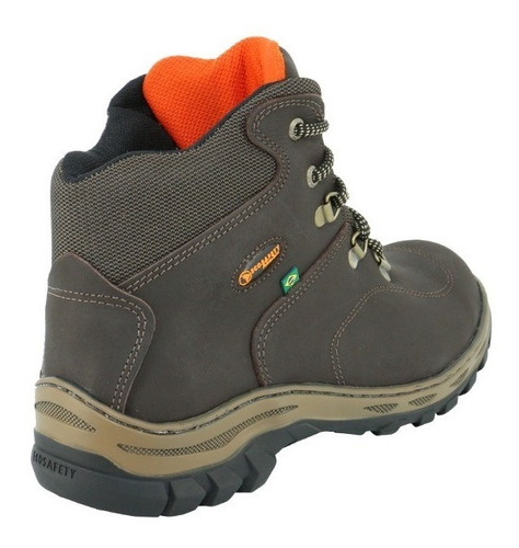 Combo Bota Botina Segurança C.a + 3 Pares De Meia Confort | Mercado Livre