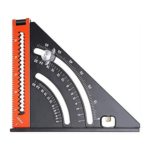 Escuadras Regla Cuadrada Triangular Plegable De 6.0 In, Regl