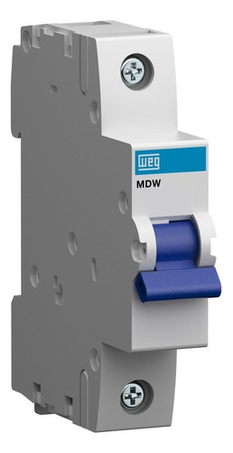 Minidisjuntor Unipolar Mono 10a Weg Mdw-c10 Curva C