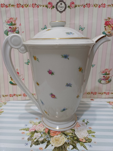 Tetera De Porcelana Limoges Charles Ahrenfeldt Shabby