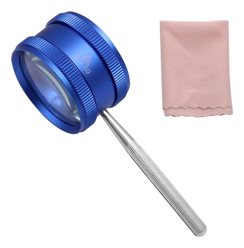 Portátil 35x Lupa De Mano Inastillable 55 Mm Lente De Lupa