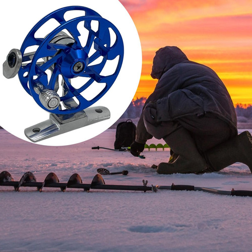Carrete De Pesca Con Mosca Carrete De Baitcasting Azul