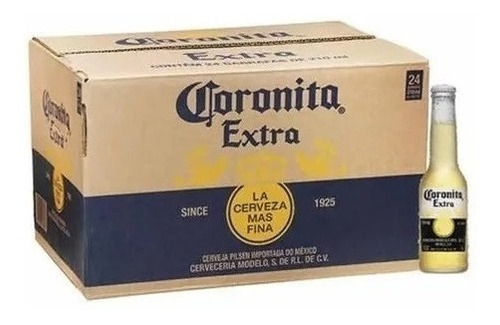 Cerveja Coronita Caixa 24 Un Mexicana 210ml