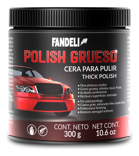 Fandeli Pulimento Grueso 300gr Mod 80166 Polish Incl 2 Pzas