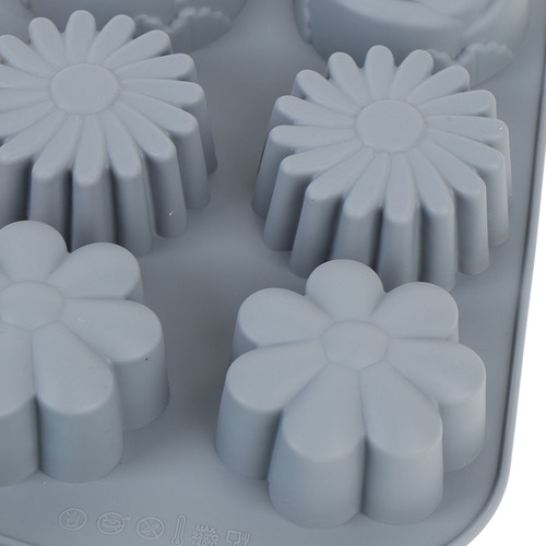 Moldes De Silicona Para Tartas, 6 Cavidades, Antiadherentes,