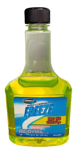 Aceite Refrigerante R-134a Pag 150/46 Freeze Original Uv 8oz