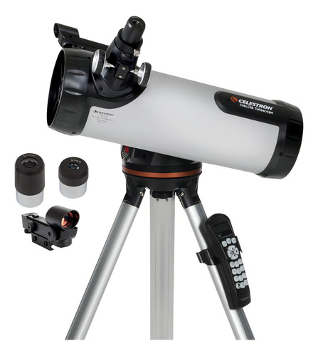 Celestron Astromaster - Telescopio Computarizado Color Plateado