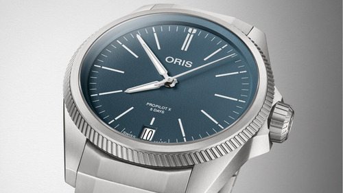 Reloj Oris Propilot X Calibre 400 Azul Original Caballero