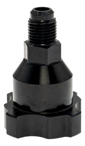 3 Conector De Taza Para Pintura En Rosca 1p Negra De 10 Mm