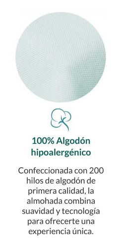 Imagen 7 de 10 de Almohada Sognare Queen (51x76 Cm) Hipoalergénica ( 1 Uni )