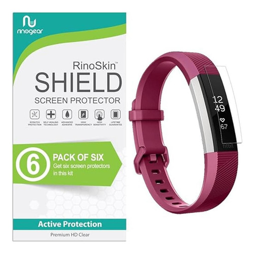 Rinogear Protector De Pantalla Para Fitbit Alta Hr 6