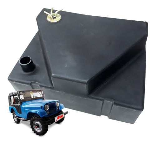 Tanque Combustível Plast Jeep Willys Cj5 Traseiro 66 Lt Boia