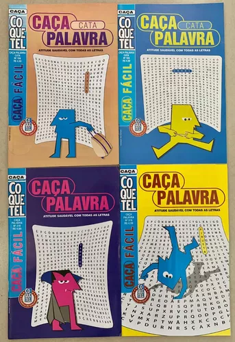 10 Revistas Coquetel Caça Palavras, Livro Nunca Usado 76103757