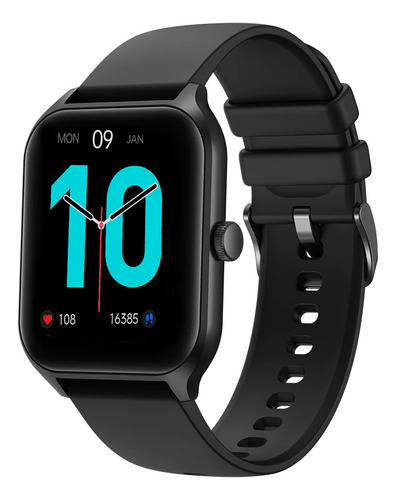 Smartwatch Colmi P60 Bt 5.2 Android Ios Tela 1.96 Pol. Preto