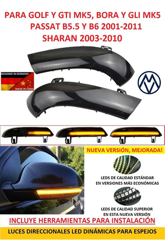 Direccionales Led Dinámicas Secuenciales Gli Mk5 Y Gti Mk5