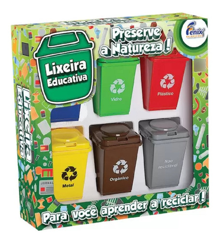 Lixeira Educativa De Reciclagem - Fenix