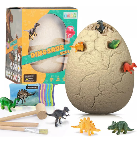 Juego Para Huevo Jumbo Kit Para Excavar Dinosaurios Pascua