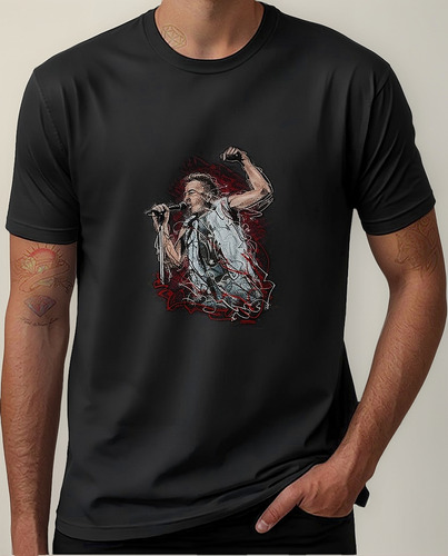 Joe Strummer-playera De Manga Corta Para Hombre Camisa De