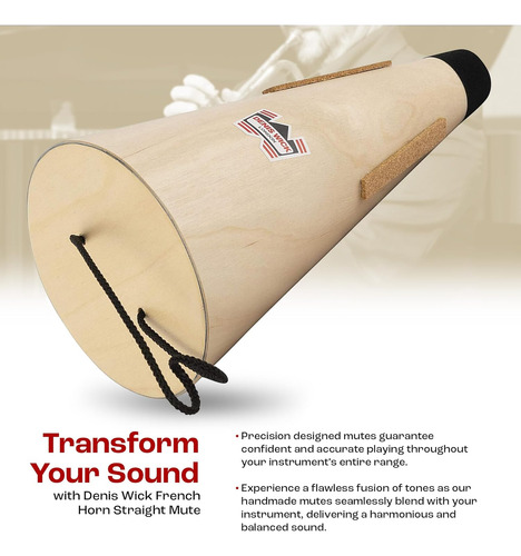 Silencio Recto De Madera Denis Wick Para Trompa | Accesso...