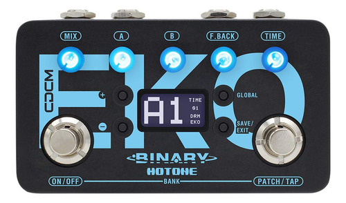 Hotone Binary Eko Multi-mode Tap Tempo Digital Delay Echo G.