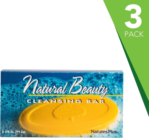 Belleza Natural Limpieza Bar 3 5 Oz - Natures Plus  Paquete 