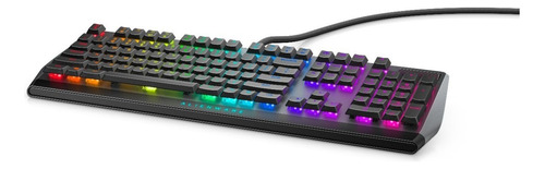 Teclado Gamer Mecânico Alienware Low Profile Rgb Aw510k Cor de teclado Preto